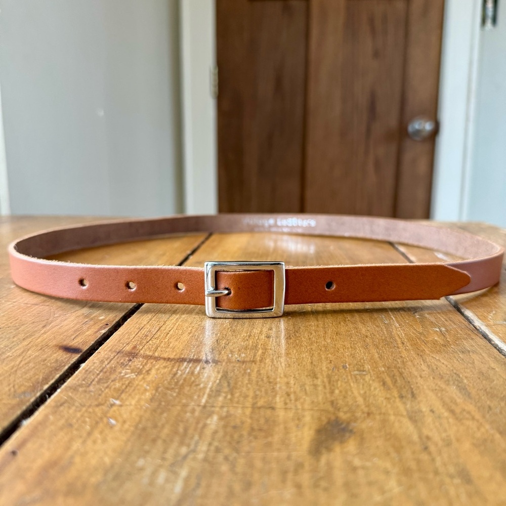 Village Leathers 3/4” Genuine Leather Belt